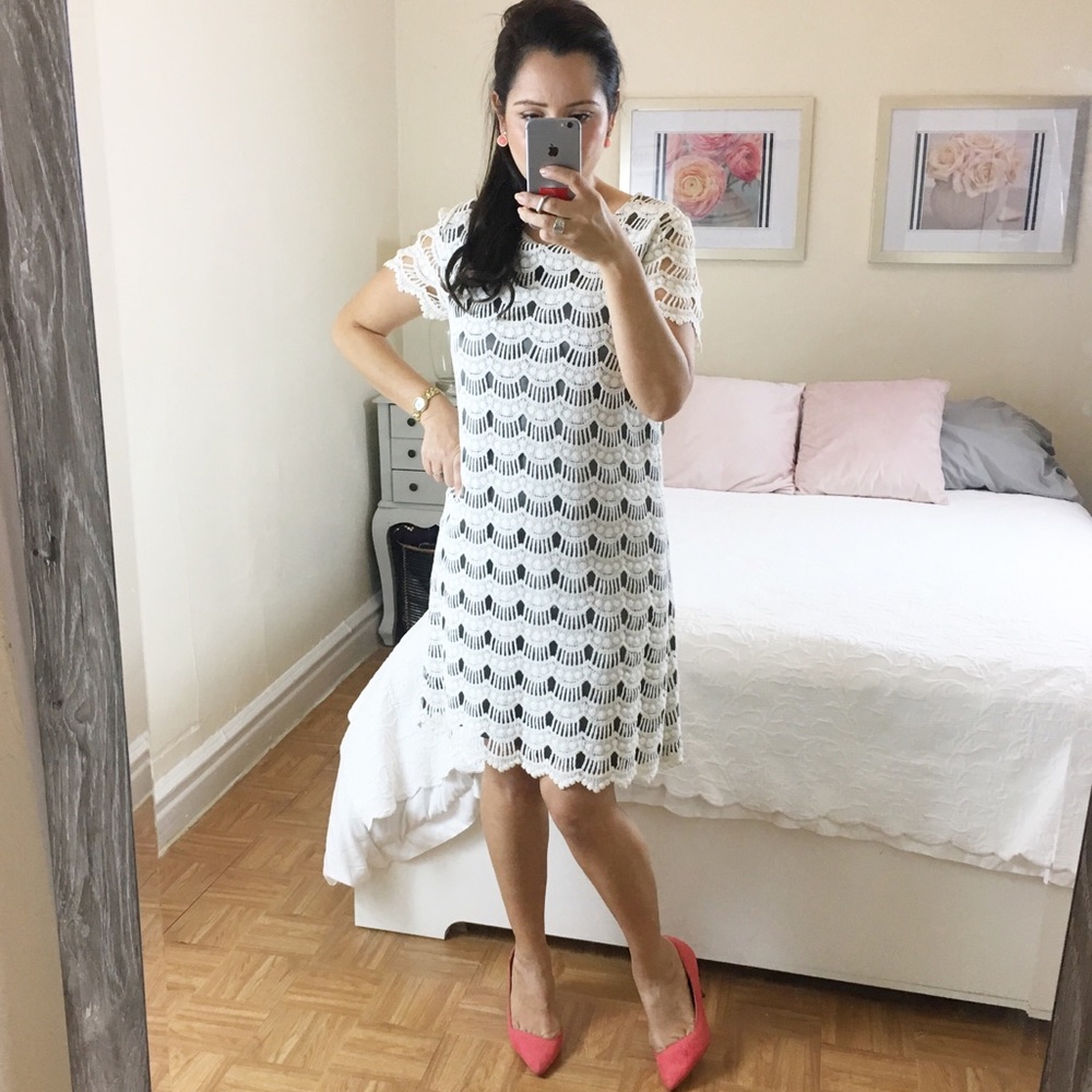Kate Spade Virginia Ivory Lace Dress